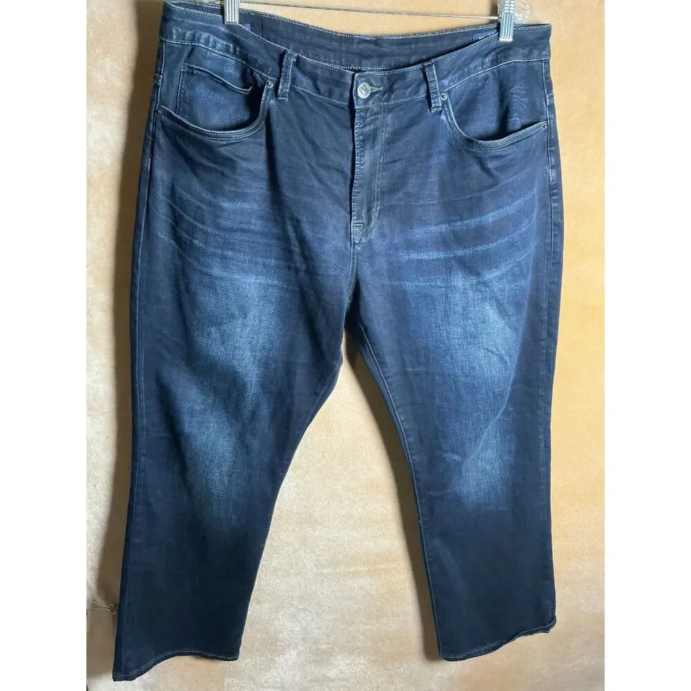 Buffalo‎ David Bitton Men's Straight Six Dark Wash Denim Jeans W40 L30
